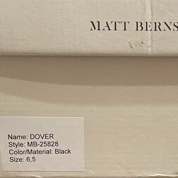 Matt Bernson Black Dover Mule Shoe - Picture 5 of 5